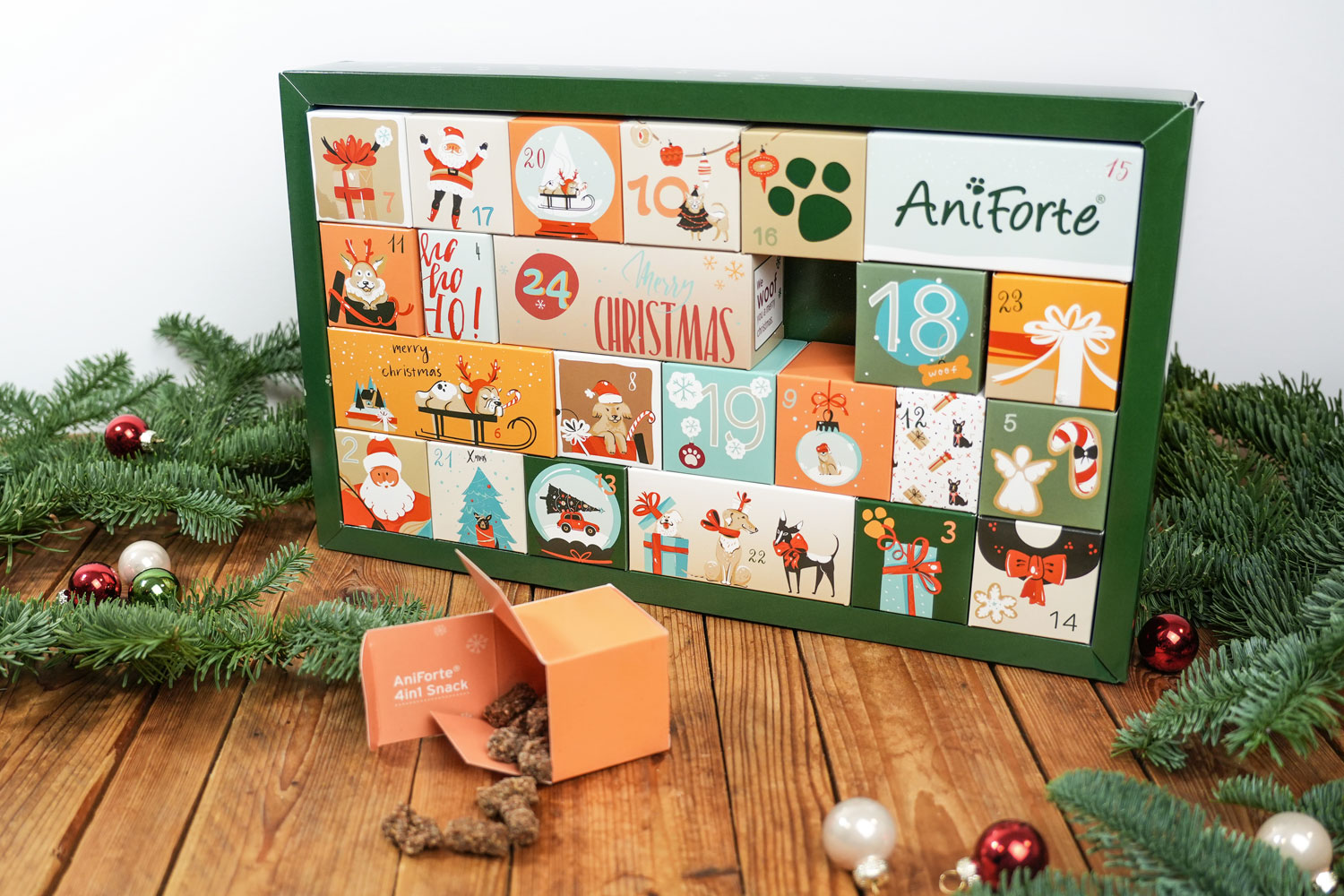 Schachtel Adventskalender Hund Aniforte 3